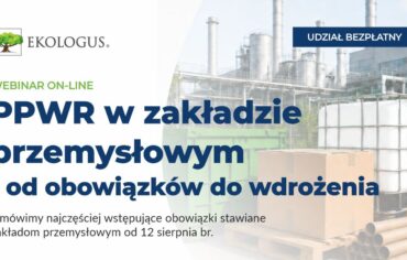 PPWR w zakładzie przemysłowym webinar ekologus